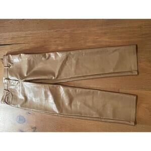 Aritzia Wilfred faux vegan leather pants size 4